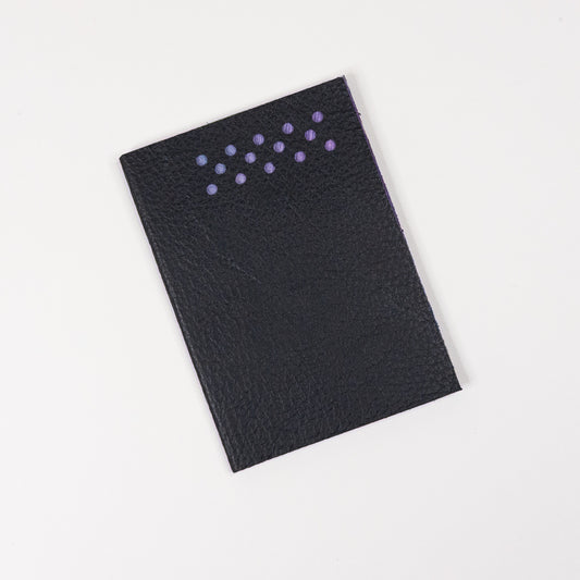 Leather Soft Cover Pamphlet-Style Book - Black