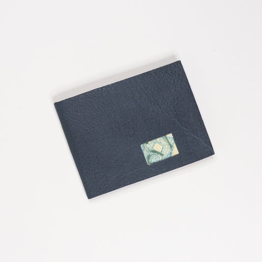 Leather Soft Cover Pamphlet-Style Book - Blue