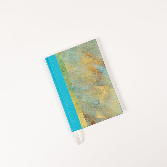 Handmade Casebound Book  - Gold and Green