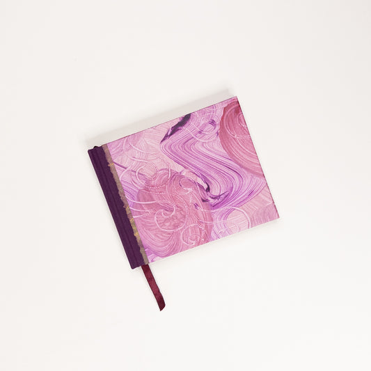 Handmade Casebound Book - Pink and Purple