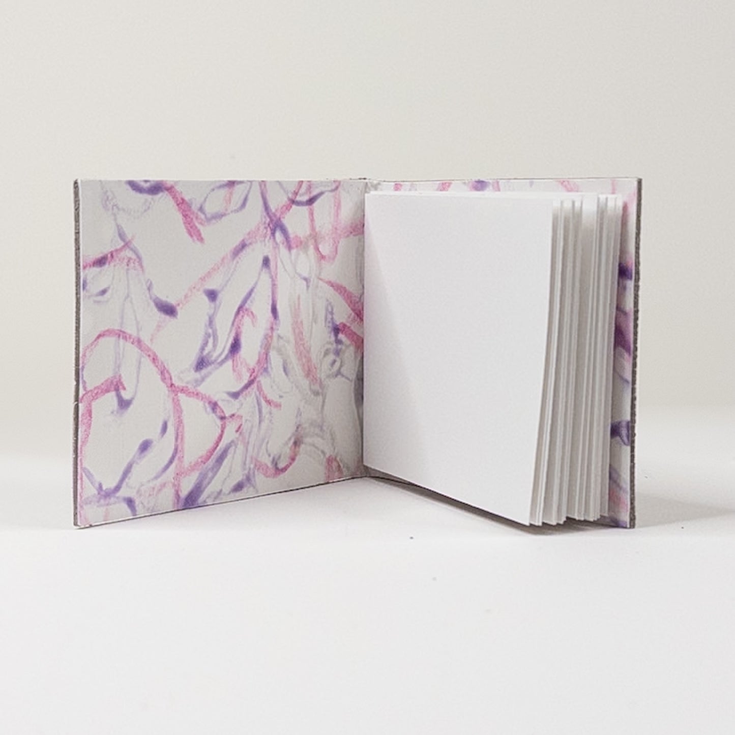 Leather Soft Cover Pamphlet-Style Notebook - Gray