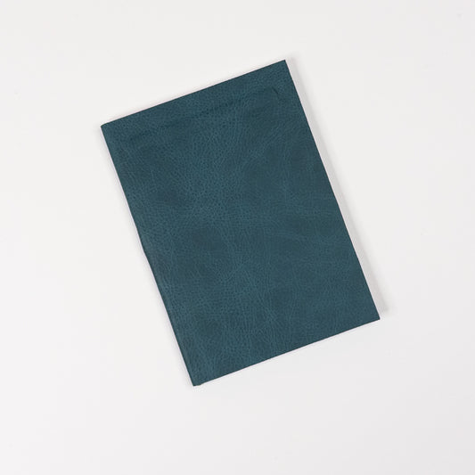 Leather Soft Cover Pamphlet-Style Book - Teal