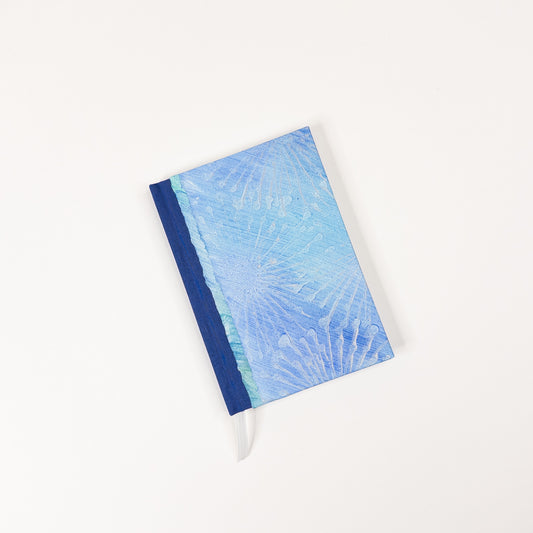 Handmade Casebound Book - Blue and Silver