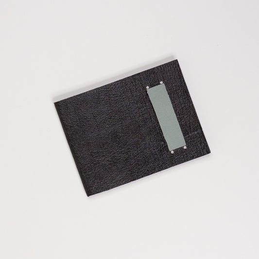 Leather Soft Cover Pamphlet-Style Book - Brown and Gray
