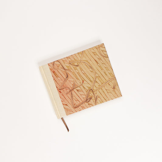 Handmade Casebound Book - Orange, Gold and Brown