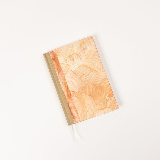Handmade Casebound Book - Copper and Orange