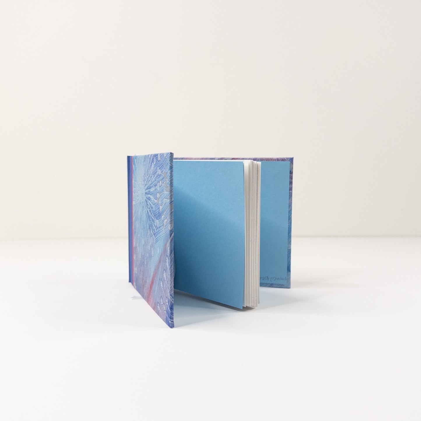 Handmade Casebound Book - Blue, Red and Silver