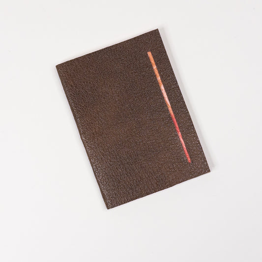 Leather Soft Cover Pamphlet-Style Book - Brown