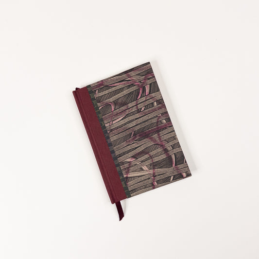 Handmade Casebound Book - Black and Red