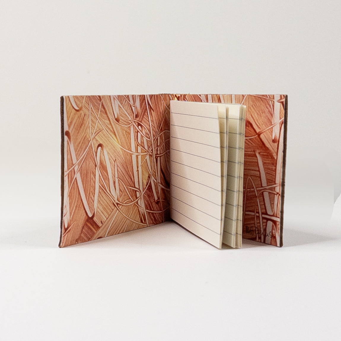 Leather Soft Cover Pamphlet-Style Book - Brown