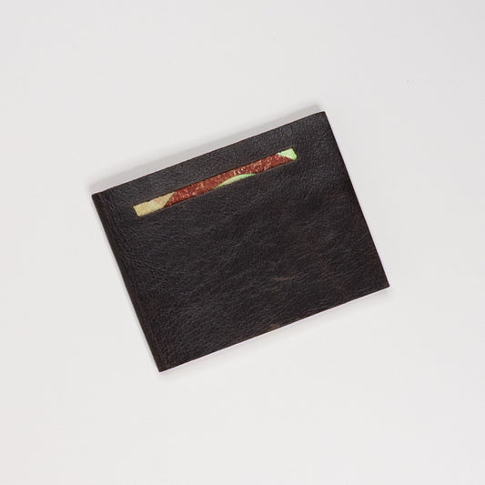 Leather Soft Cover Pamphlet-Style Book - Dark Brown