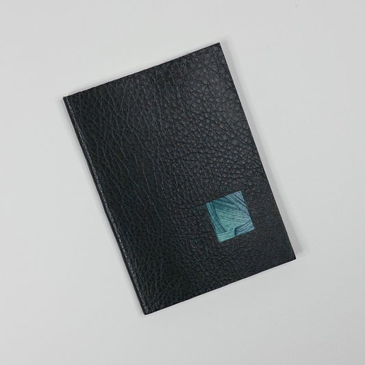 Leather Soft Cover Pamphlet-Style Notebook - Green