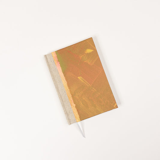 Handmade Casebound Book - Copper, Gold and Green