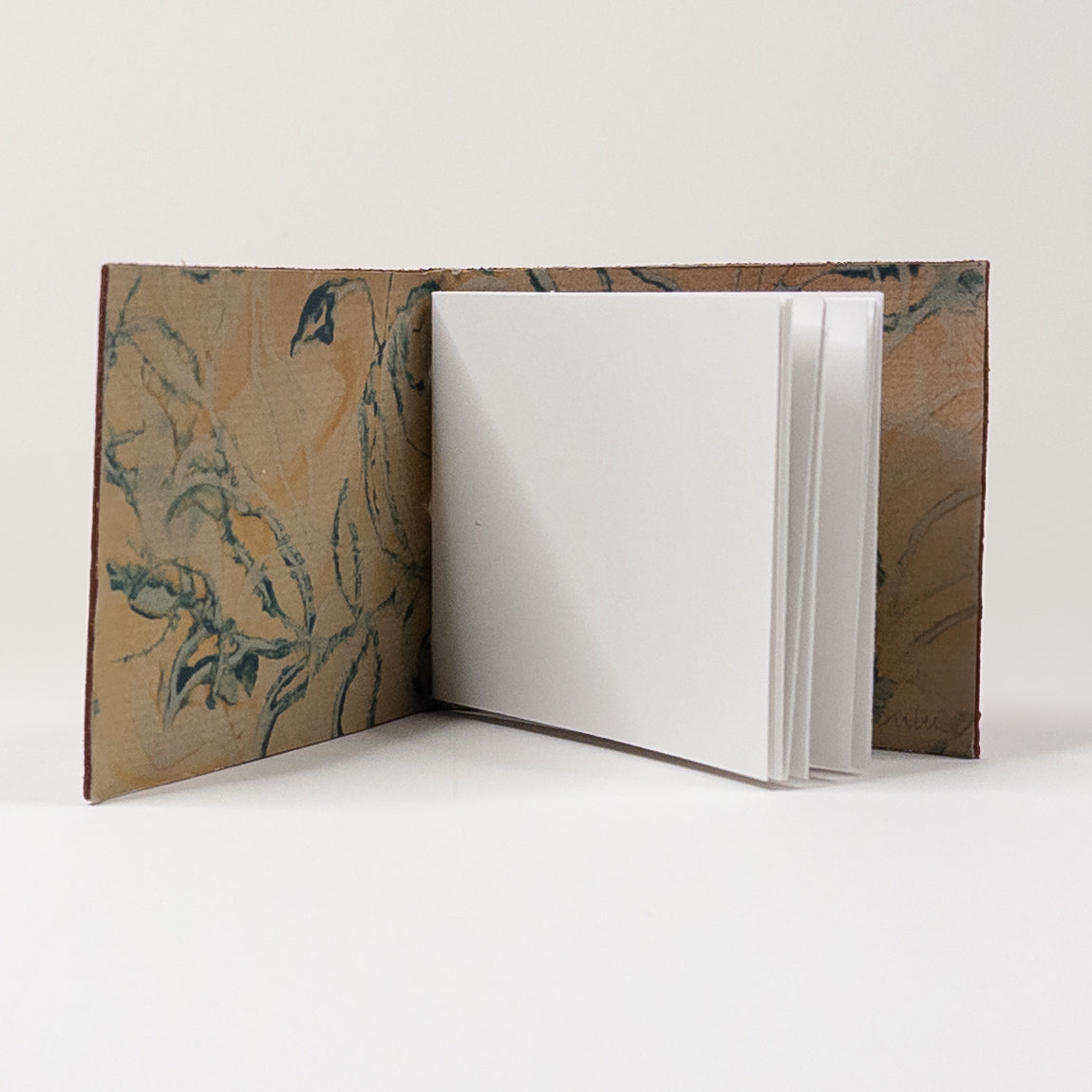 Leather Soft Cover Pamphlet-Style Book - Brown