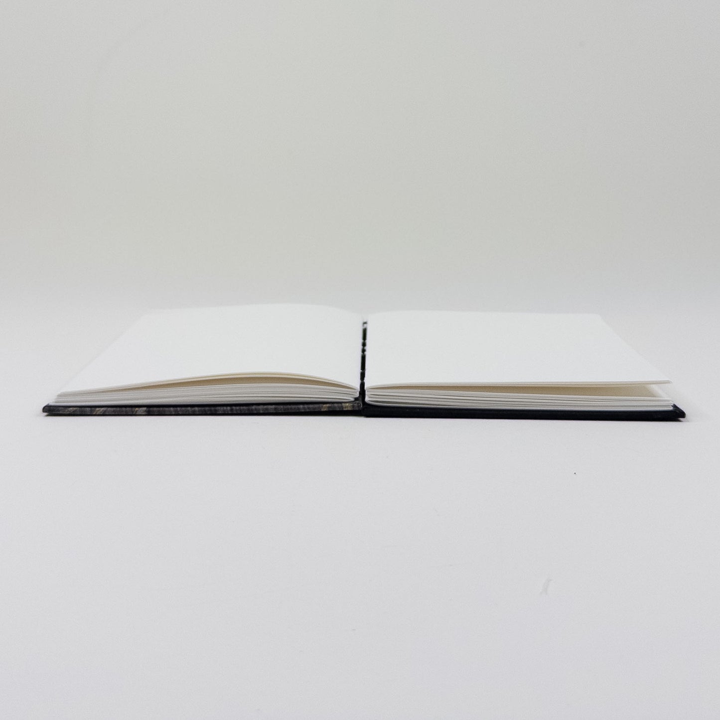 Coptic Stitch Handmade Book - Grey, Gold, & Silver