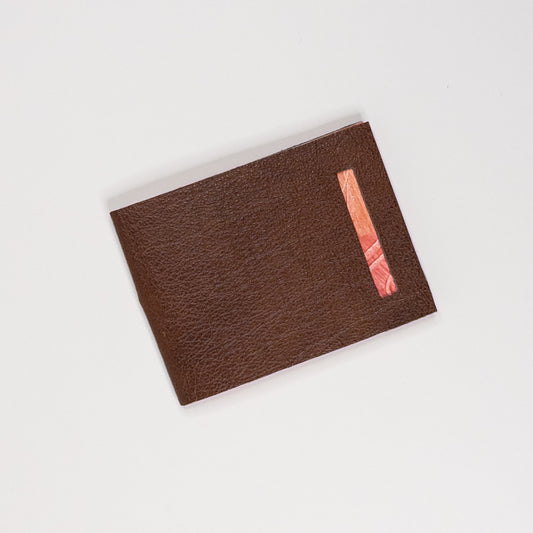 Leather Soft Cover Pamphlet-Style Book - Brown