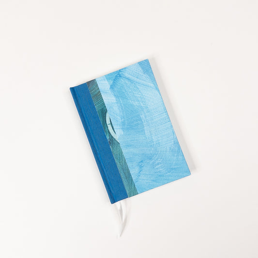 Handmade Casebound Book - Blue and Green