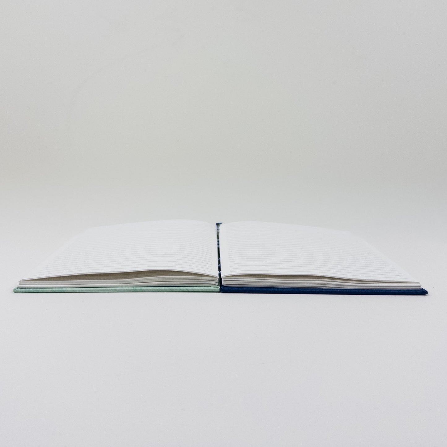 Coptic Stitch Handmade Book - Green, Navy & Blue
