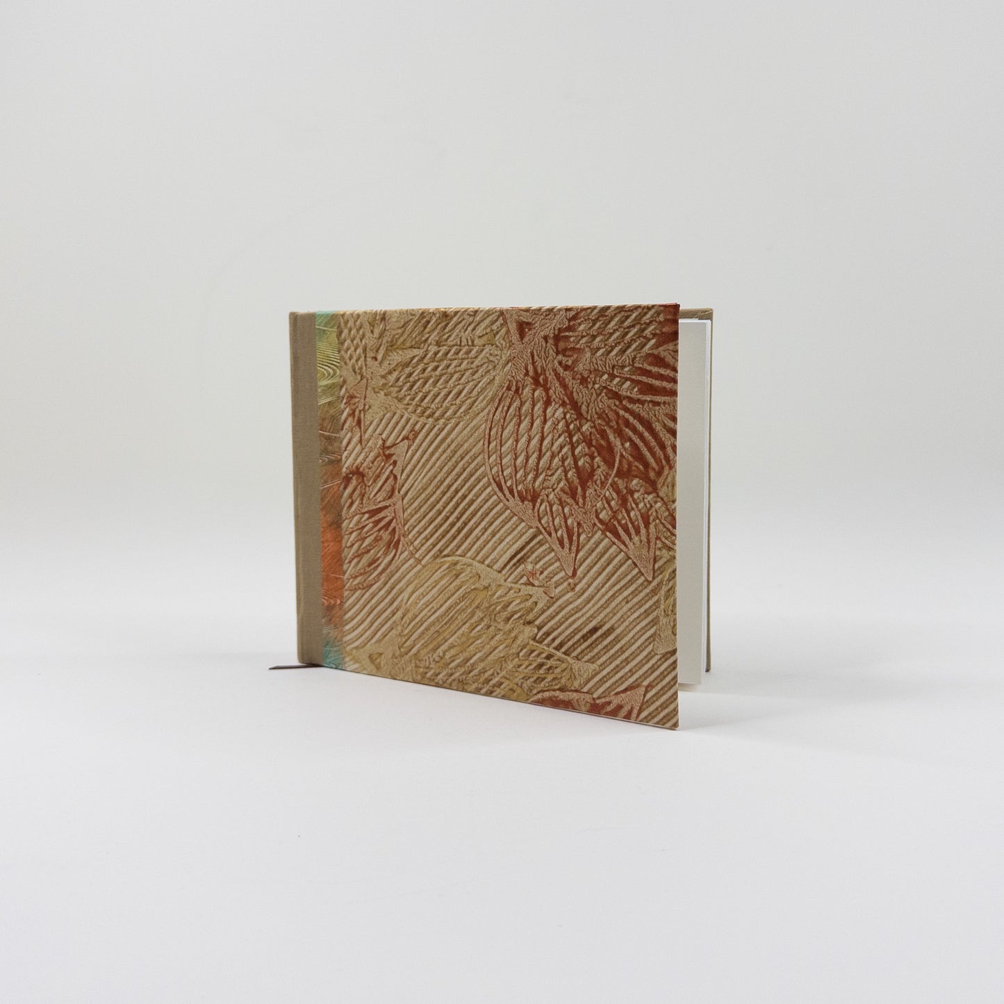 Handmade Casebound Book - Copper, Gold & Brown