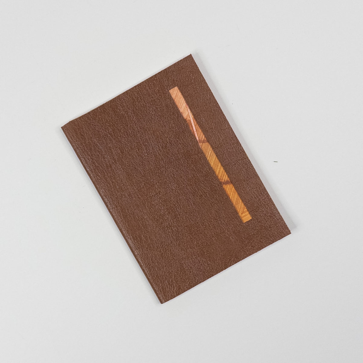 Leather Soft Cover Pamphlet-Style Book - Light Brown
