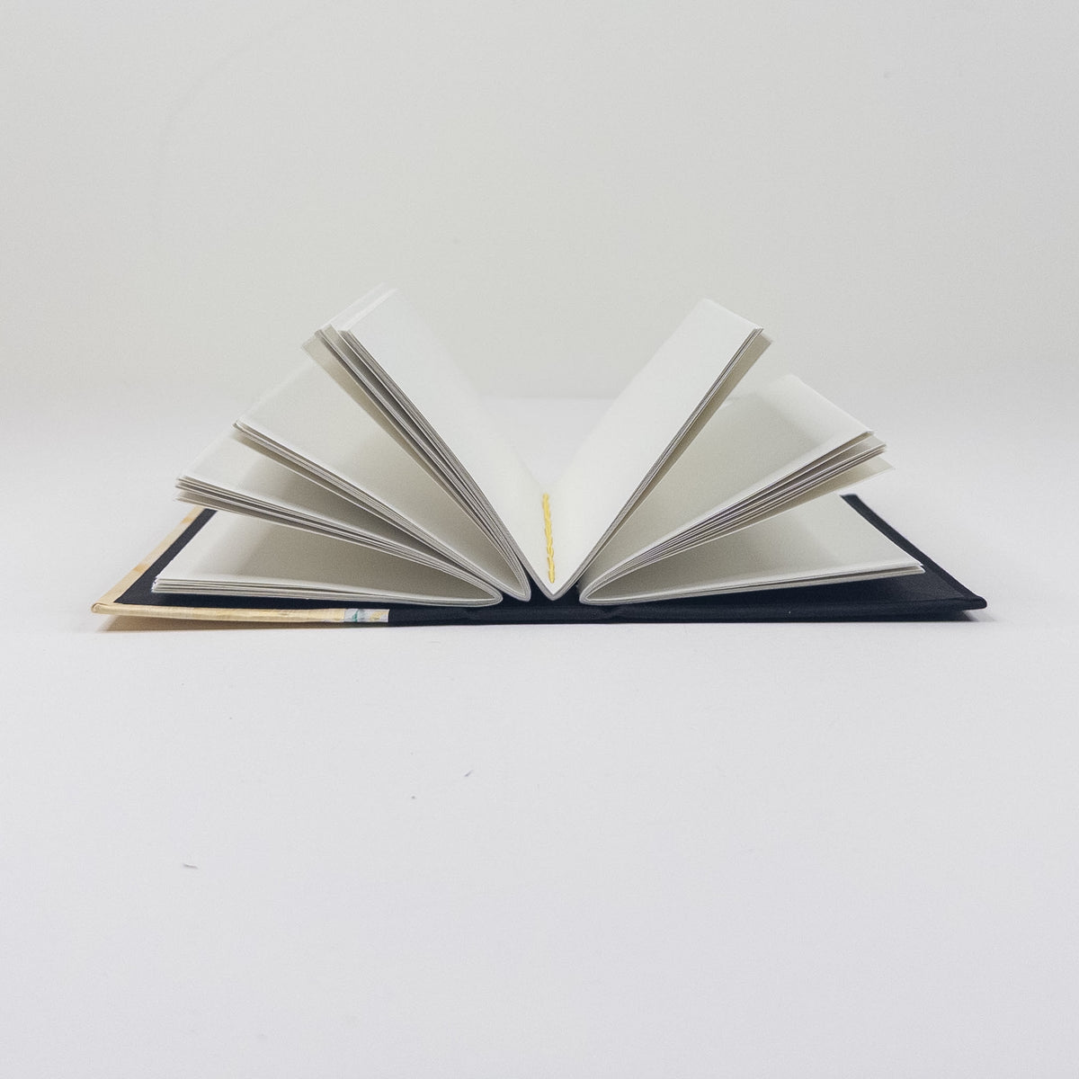 Lattice Bound Handmade Book - Gold, Black, Purple & Teal
