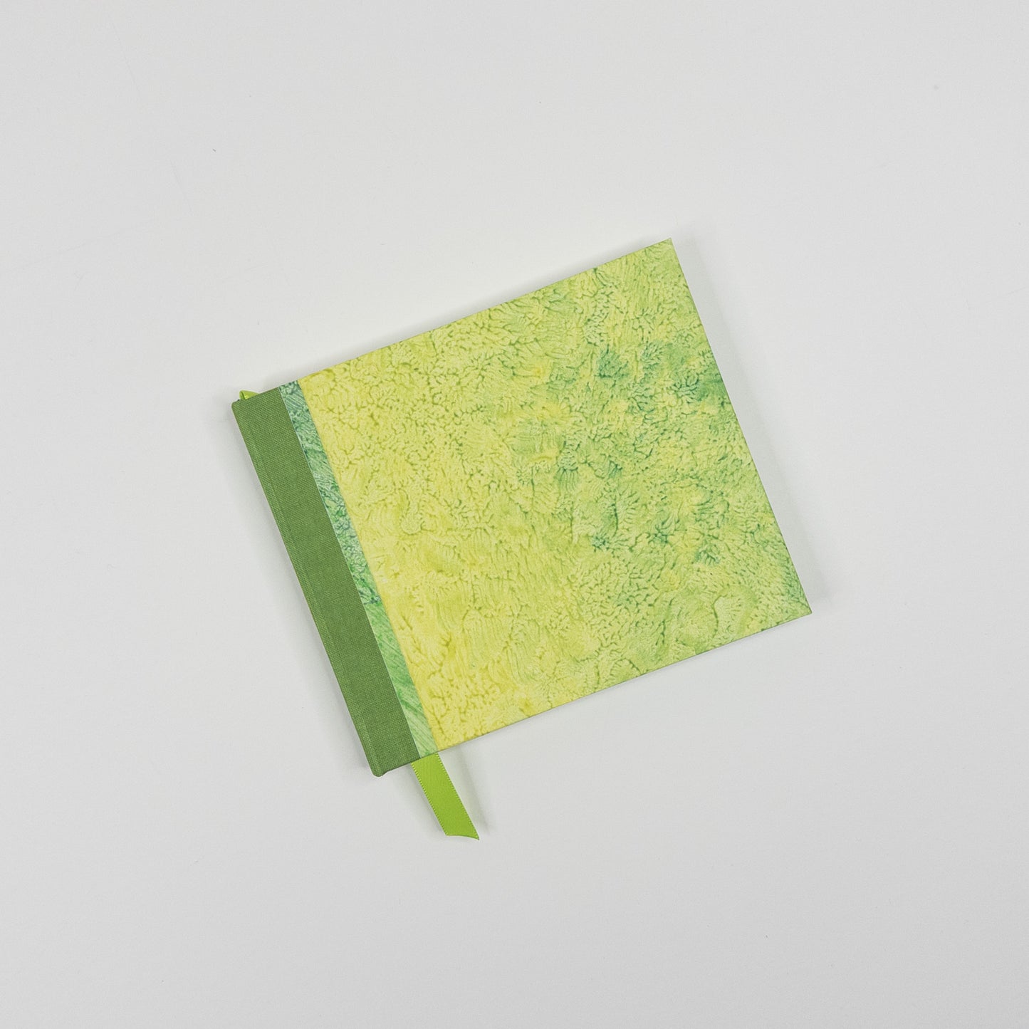 Handmade Casebound Book - Green & Limegreen