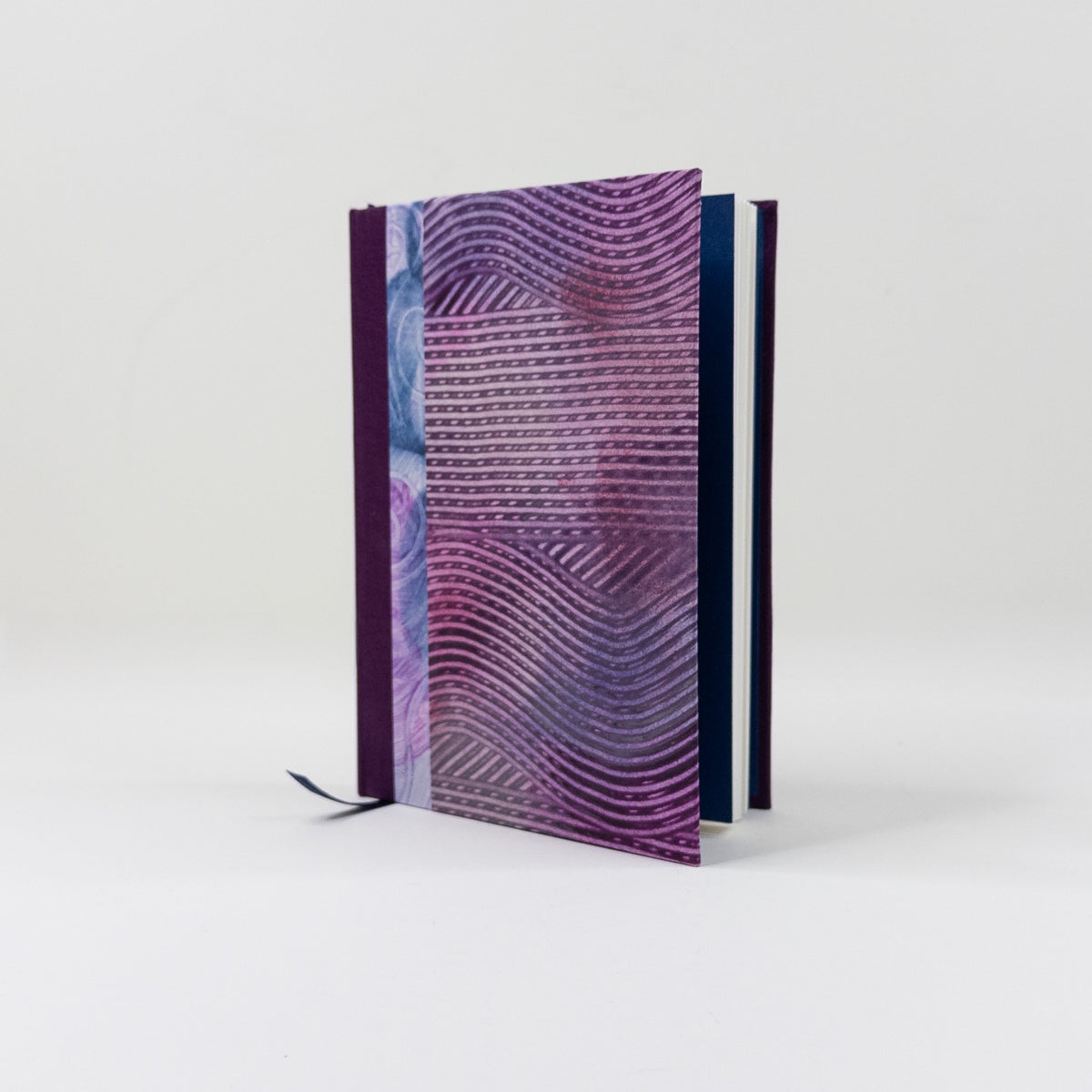Handmade Casebound Book - Blue & Purple