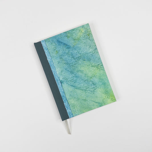 Handmade Casebound Book - Blue & Green