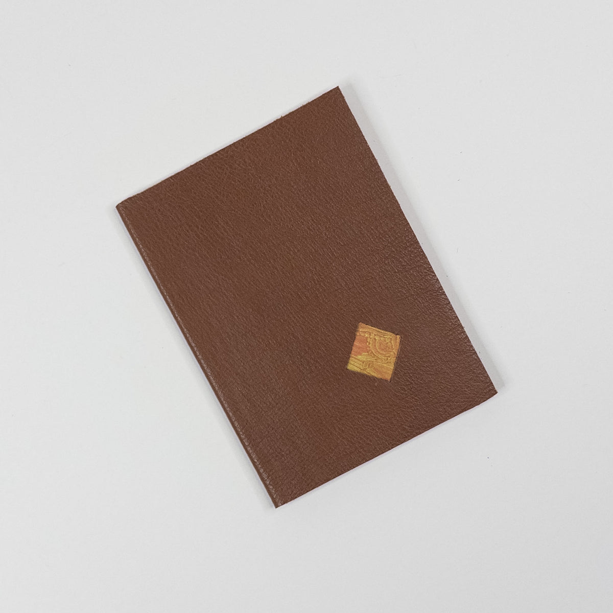 Leather Soft Cover Pamphlet-Style Book - Light Brown