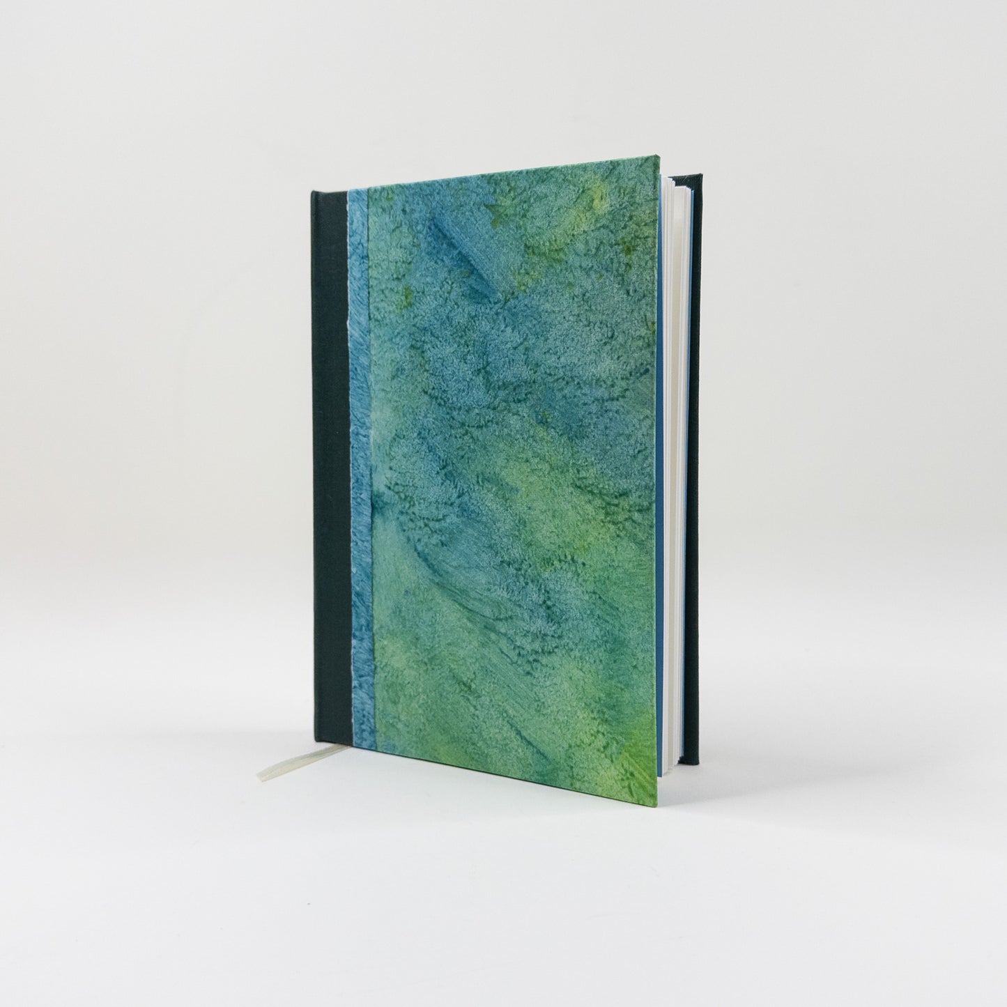 Handmade Casebound Book - Blue & Green