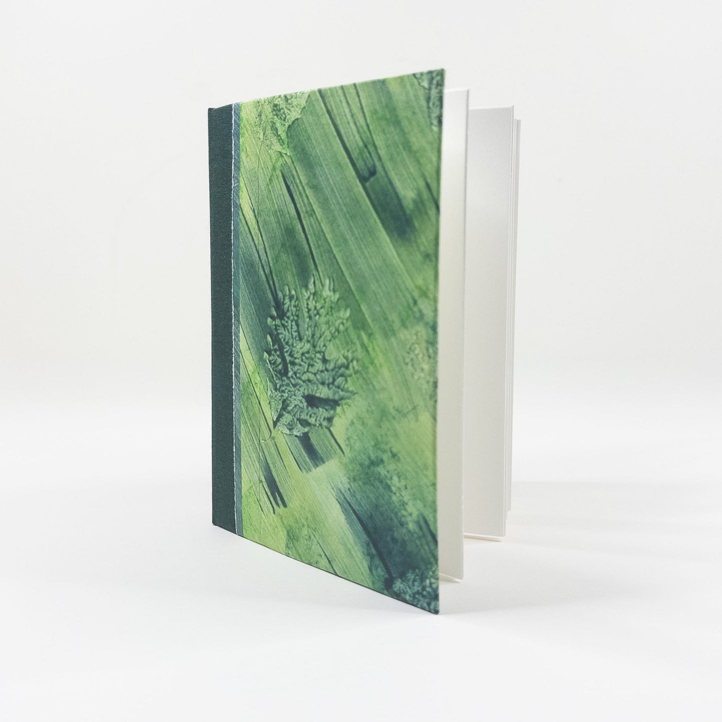 Lattice Bound Handmade Book - Green