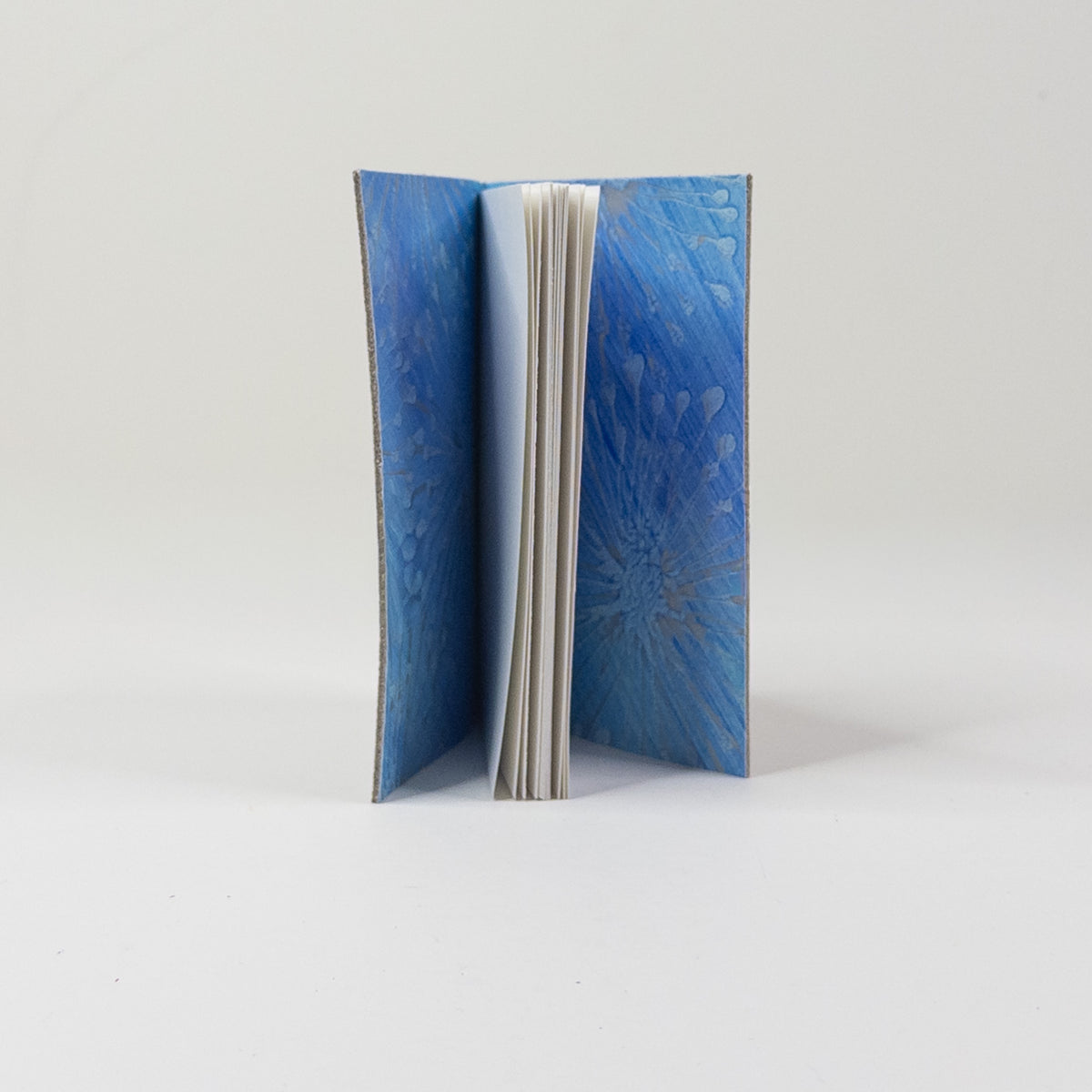 Leather Soft Cover Pamphlet-Style Book - Grey