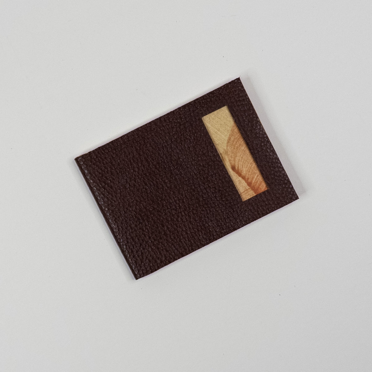 Leather Soft Cover Pamphlet-Style Notebook - Brown