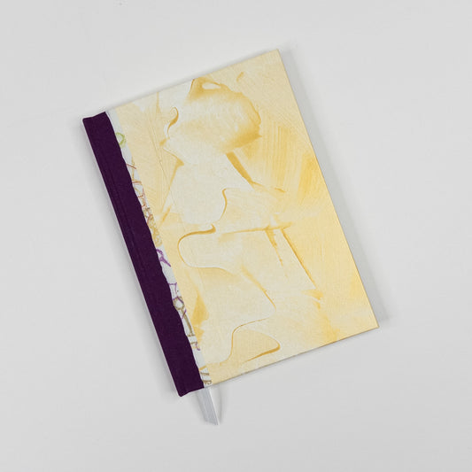 Handmade Casebound Book - Gold & Purple