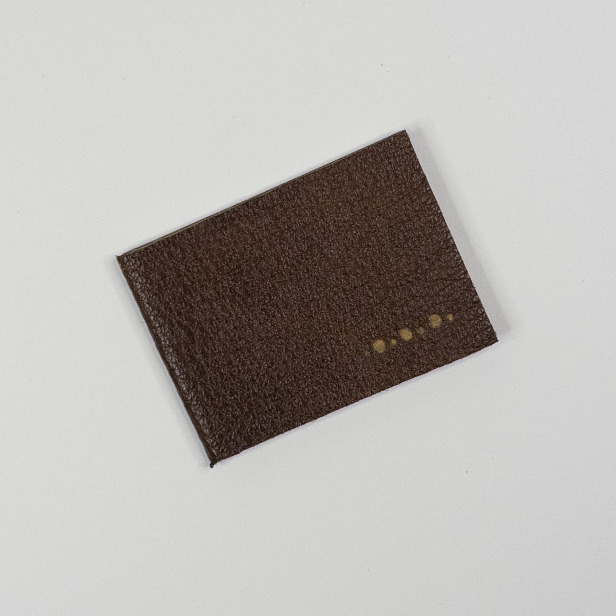 Leather Soft Cover Pamphlet-Style Notebook - Brown