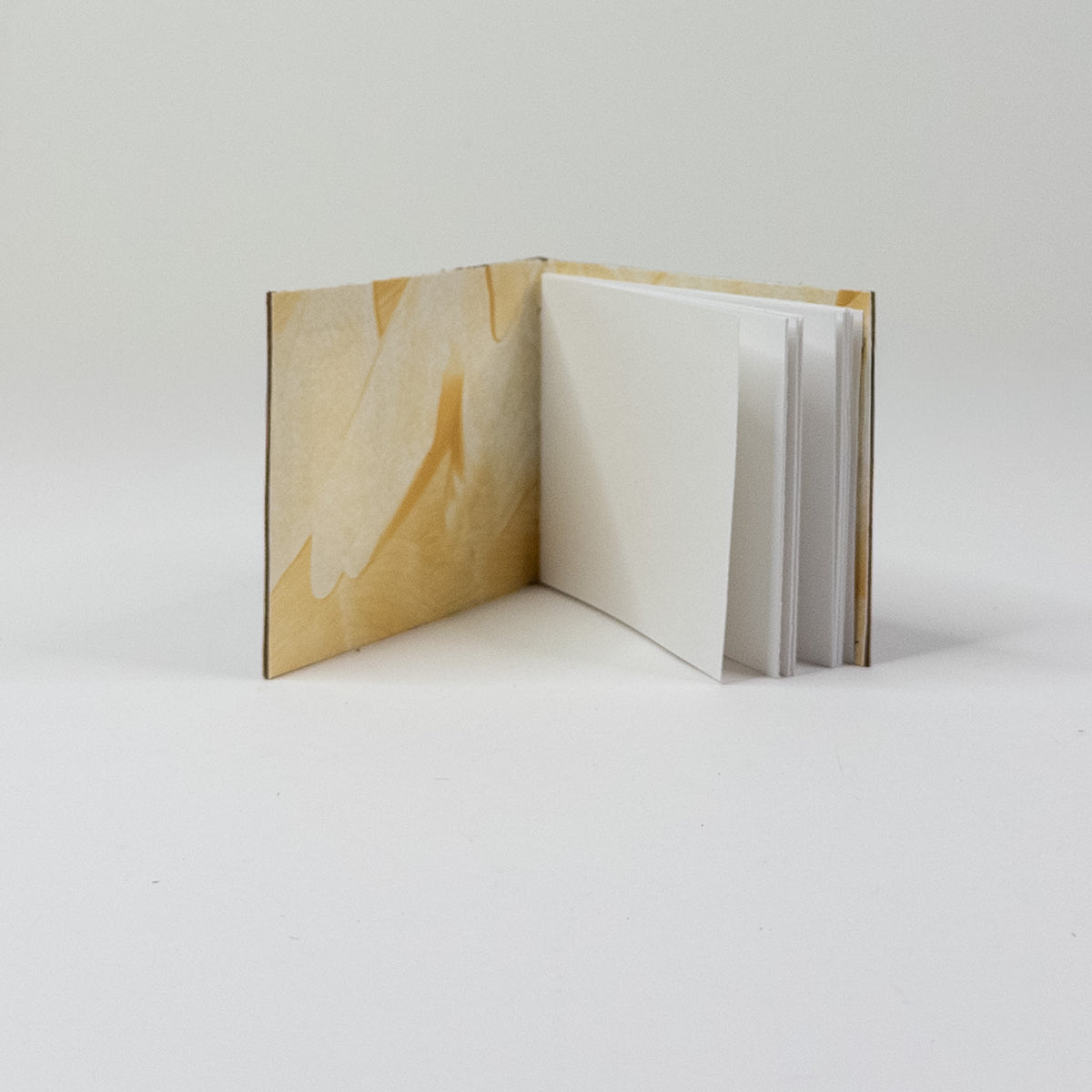 Leather Soft Cover Pamphlet-Style Notebook - Brown