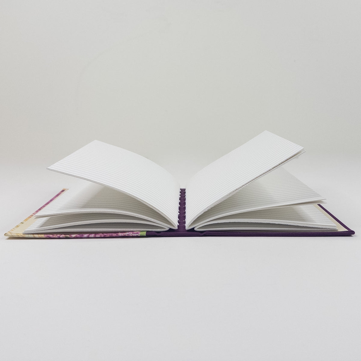 Lattice Bound Handmade Book - Gold, Pink & Green