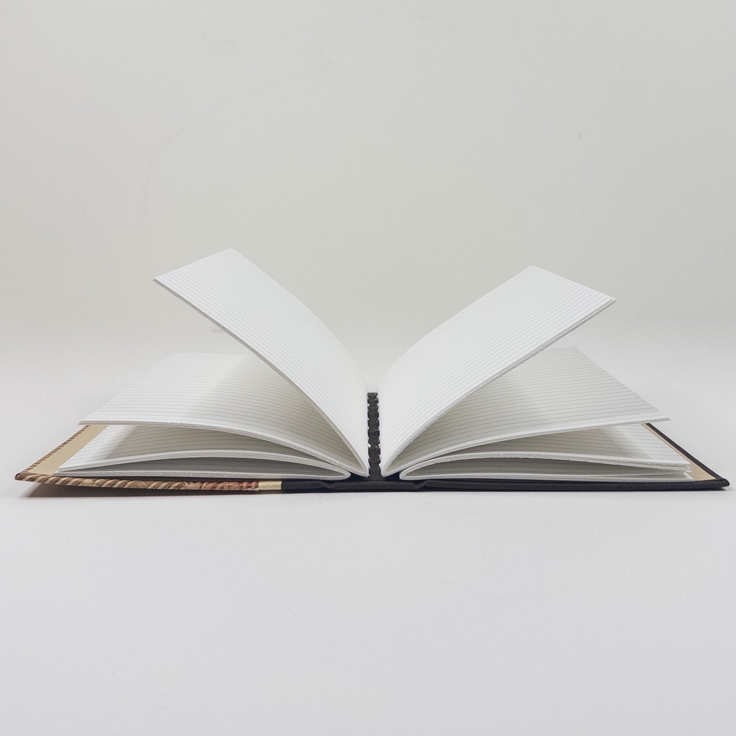 Lattice Bound Handmade Book - Gold, Copper & Brown