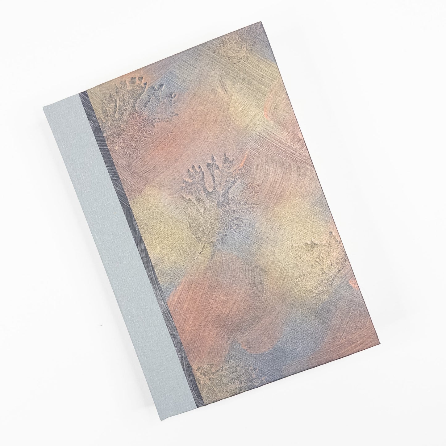 Lattice Bound Handmade Book - Copper, Gold & Silver
