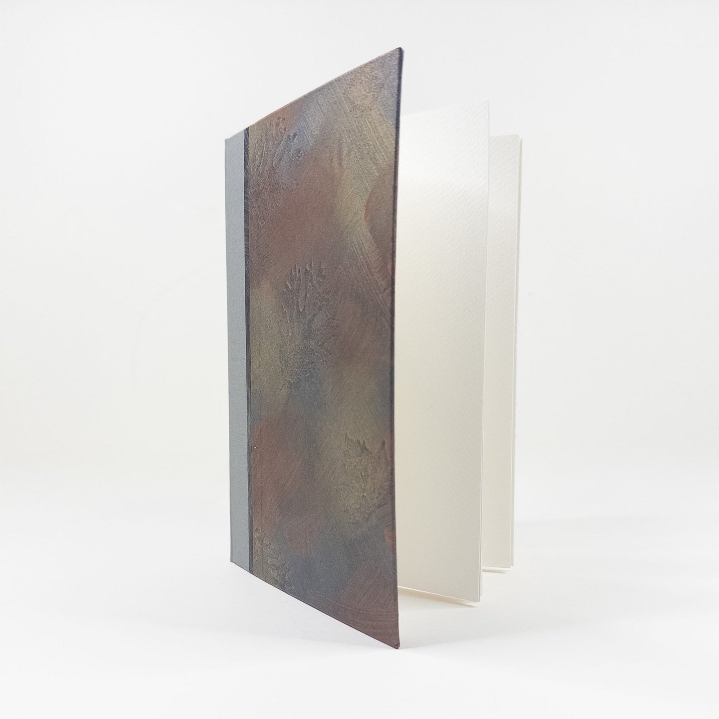 Lattice Bound Handmade Book - Copper, Gold & Silver