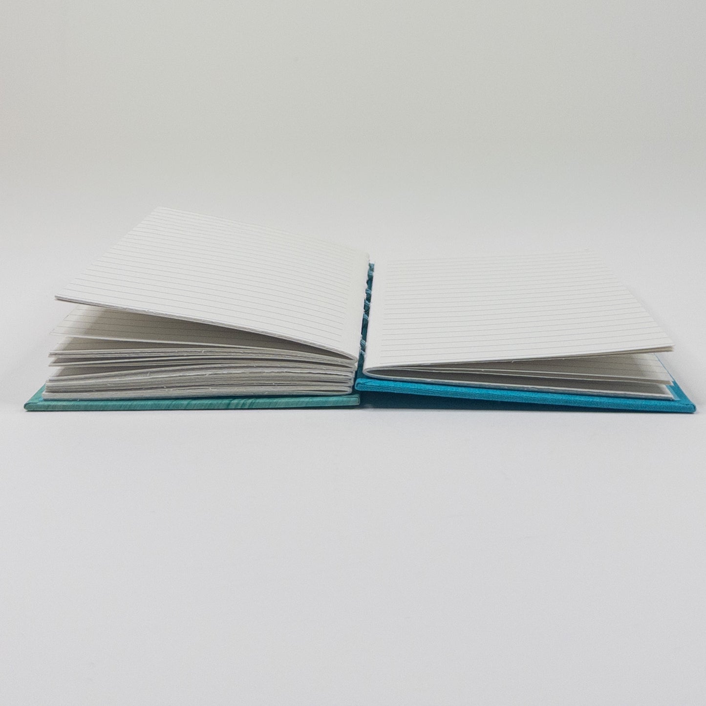 Coptic Stitch Handmade Book - Teal & Yellow