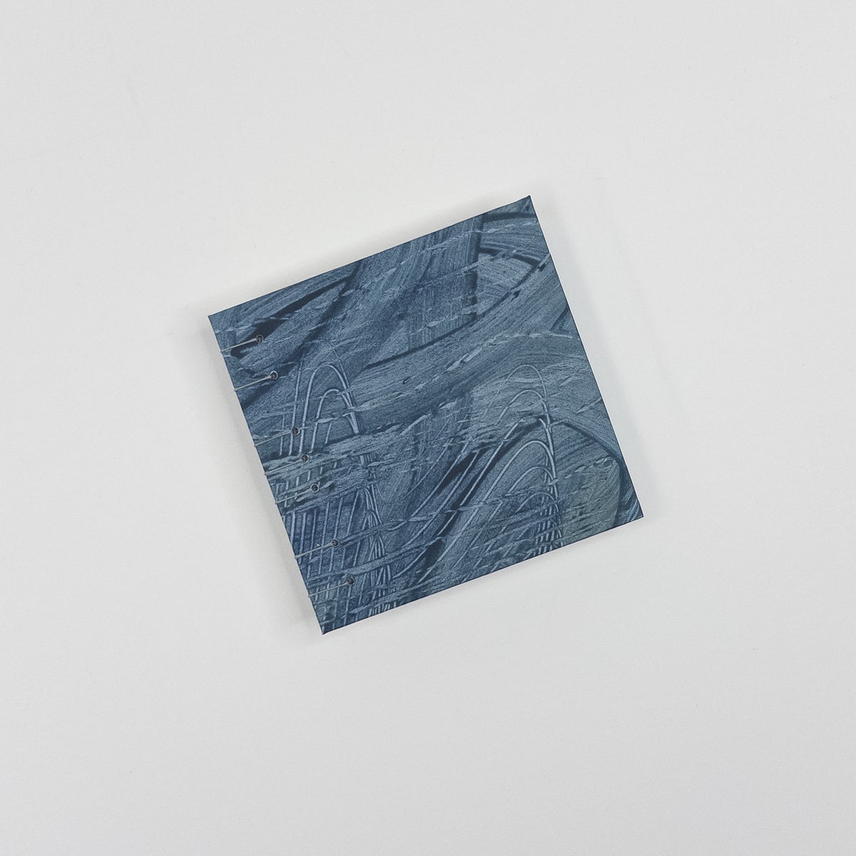 Coptic Stitch Handmade Book - Navy & Grey