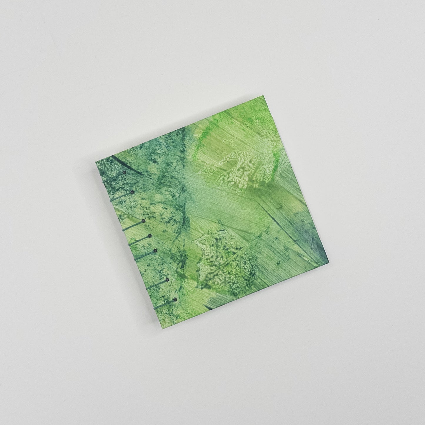 Coptic Stitch Handmade Book - Green