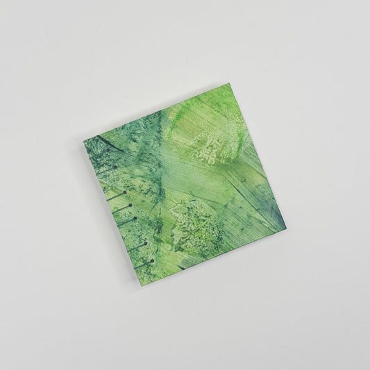 Coptic Stitch Handmade Book - Green