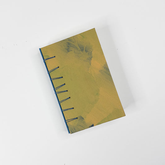 Secret Belgian Hand Bound Book - Copper and Blue