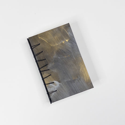 Secret Belgian Hand Bound Book - Gold. Silver and Black